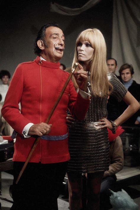 amanda lear and salvador dali.